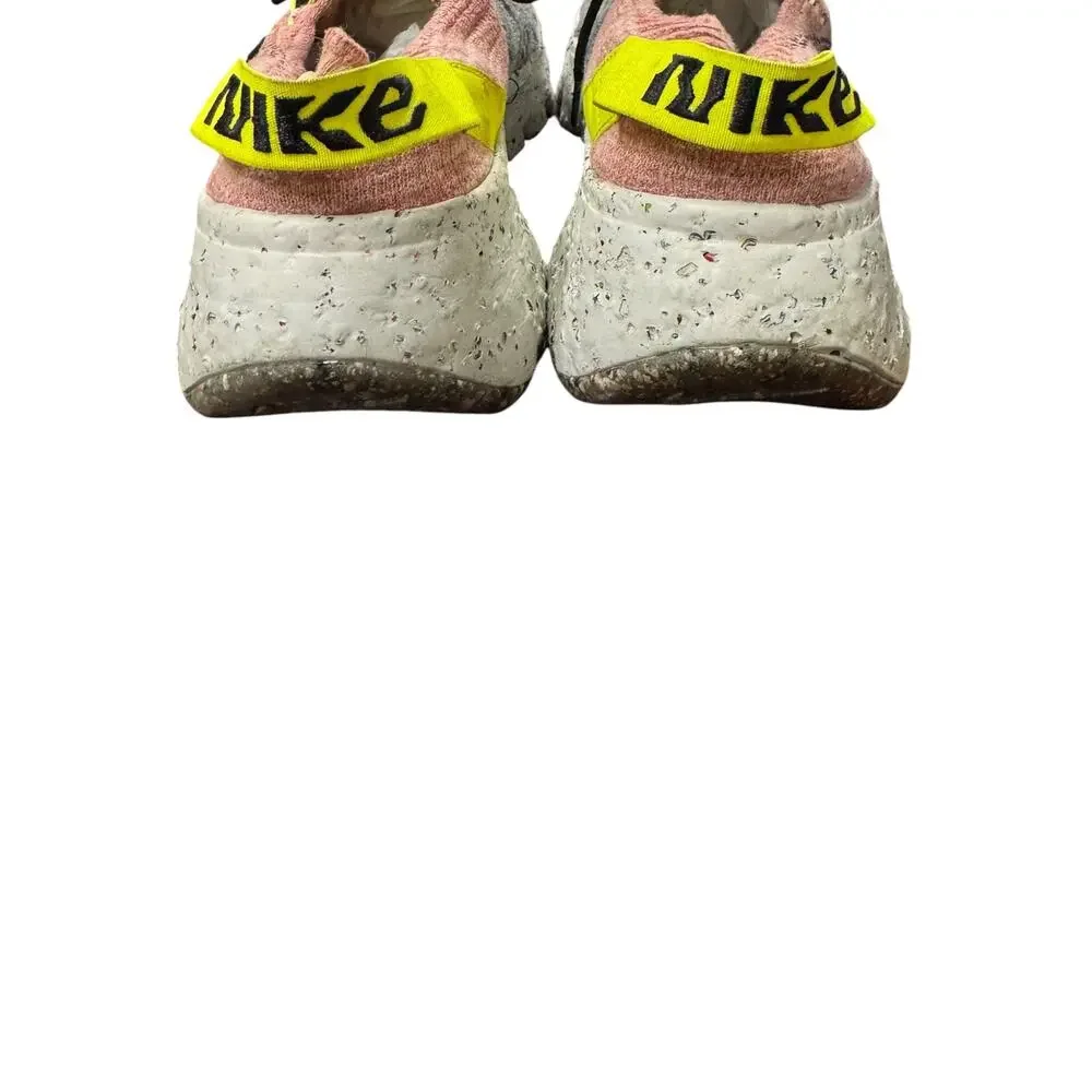 Nike Space Hippie 04 Lemon Venom Light Arctic Pink Sneakers Women’s 9.5